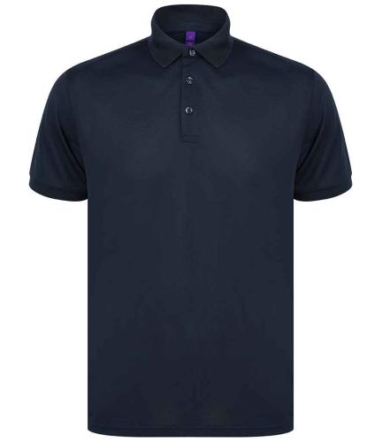 Henbury Recycled Polyester Piqu� Polo Shirt - NAV - XS